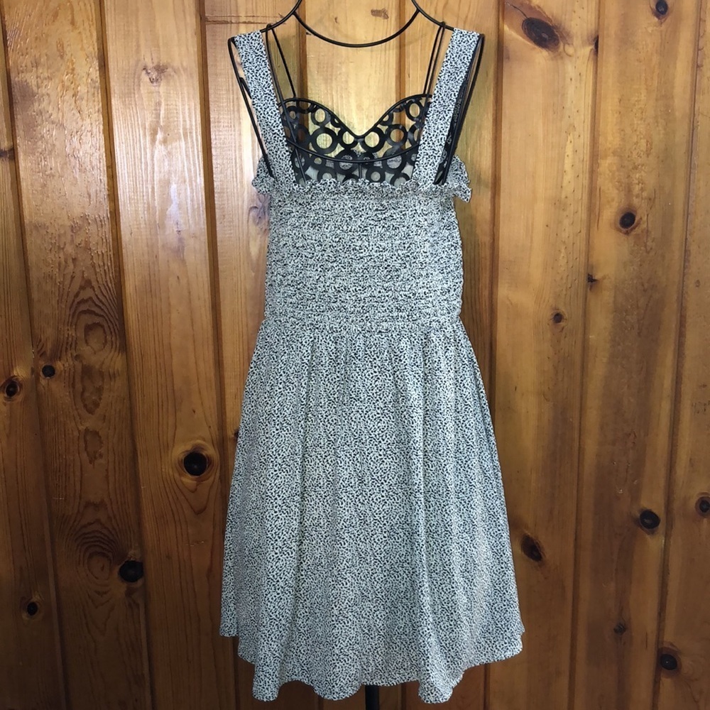 Sienna sky polka dot spotted dress mini dress summer wide strap dress size small - Picture 6 of 6